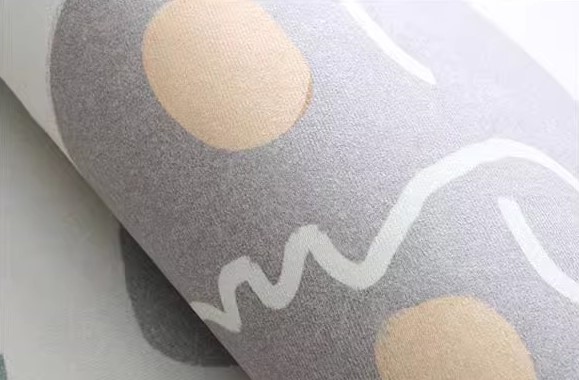 Thảm trải sàn phòng khách hình vẽ nghệ thuật LY6393 5