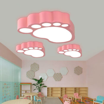 Đèn LED ốp trần hình bàn chân decor nhà trẻ CC7864