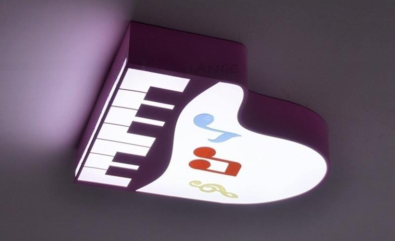 Đèn LED ốp trần phòng âm nhạc hình đàn piano CC4224 11