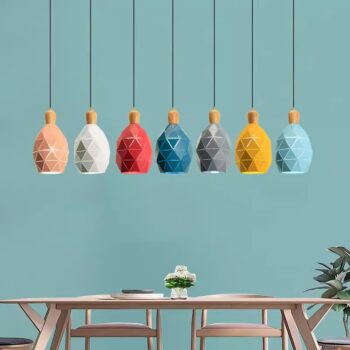 Đèn thả decor thép cao cấp hình học độc đáo HL0197