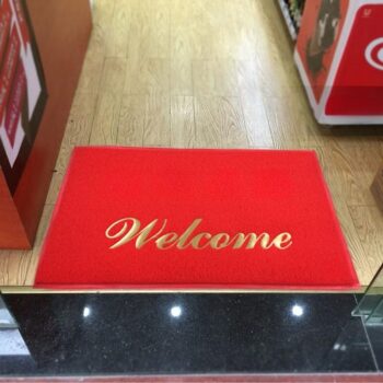 Thảm trải lối vào nhựa PVC Welcome đa màu GYC1812