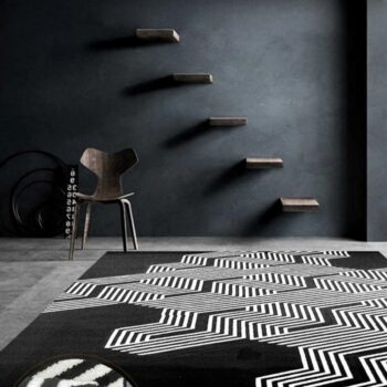 Thảm trải sàn hoa văn zigzag độc đáo YN-SJ09