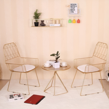 Bộ bàn ghế uống trà sân vườn có đệm ngồi CL7132