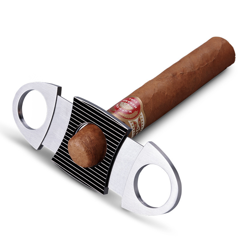 Dao cắt xì gà Inox vân sọc cá tính CGL4184 5