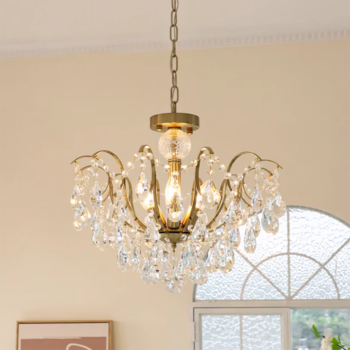 Đèn chùm viên pha lê giọt nước cổ điển BO8930 - bìa
