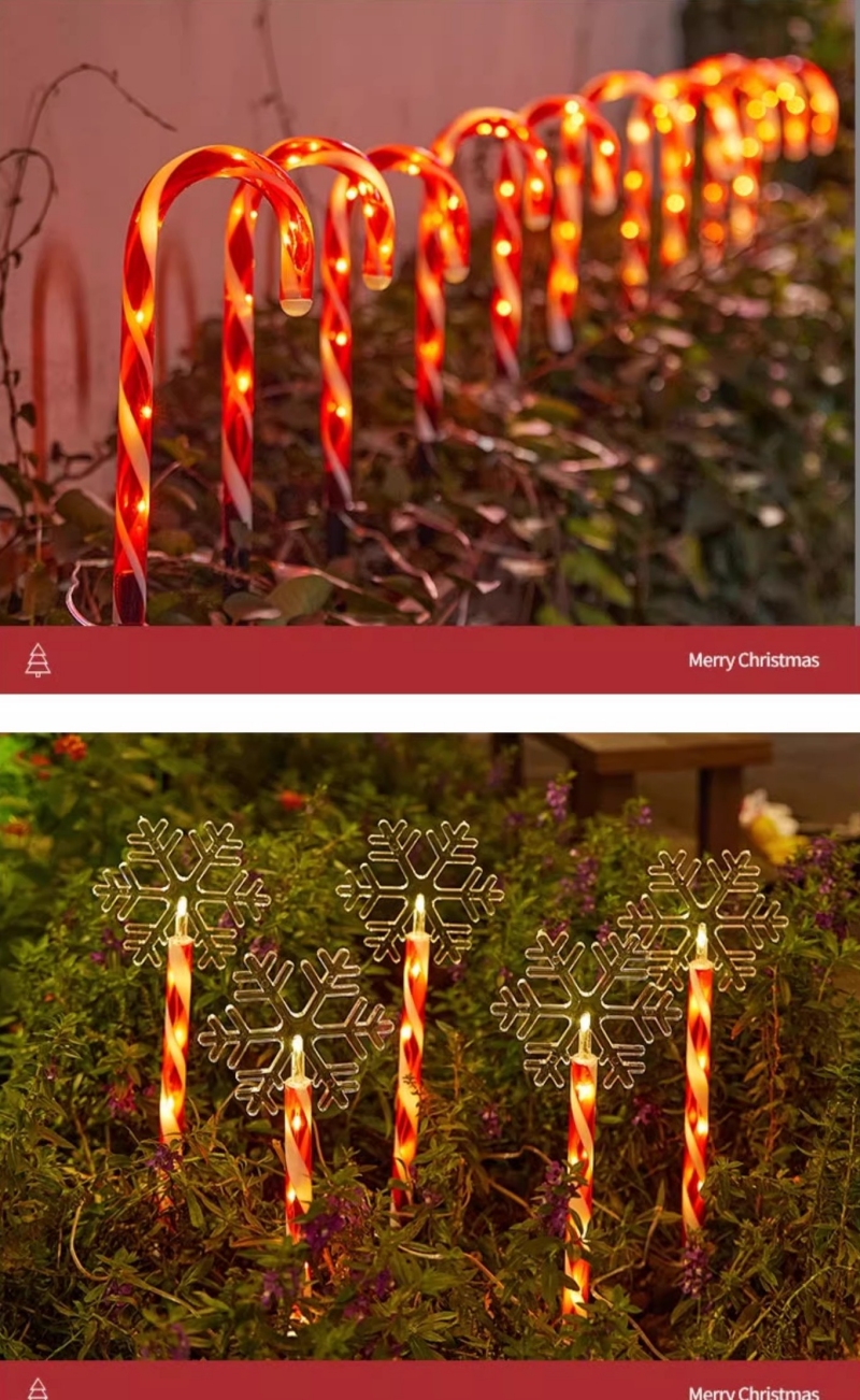 Đèn led cắm cỏ năng lượng mặt trời trang trí noel XZ5150 11