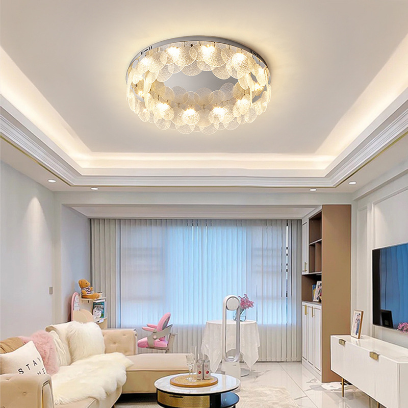 Đèn ốp trần pha lê luxury trang trí khách sạn UG224 5