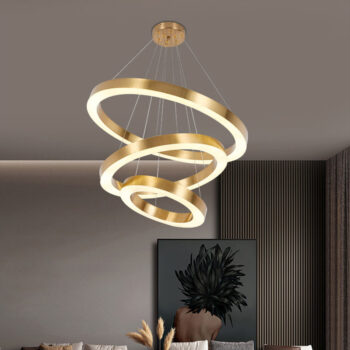 Đèn thả trần vòng tròn 3 tầng nghệ thuật TG224