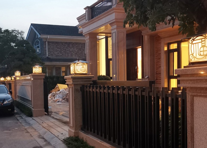 Đèn trụ phong cách Trung Hoa năng lượng mặt trời SH5648 7