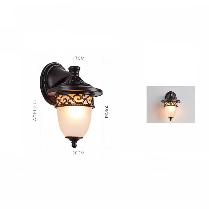Đèn tường hoa văn nghệ thuật bằng hợp kim BA6452 11