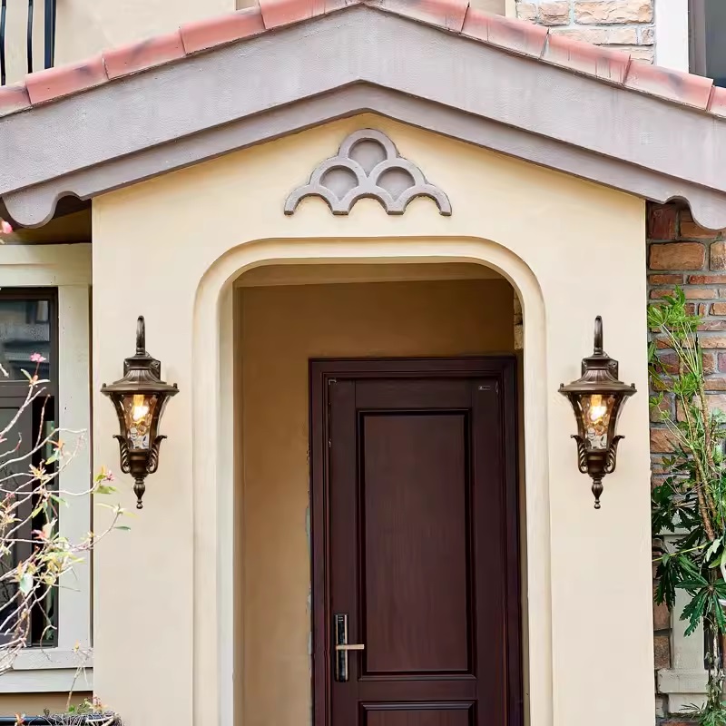 Đèn tường hợp kim ngoài trời phong cách Châu Âu TY6073 5
