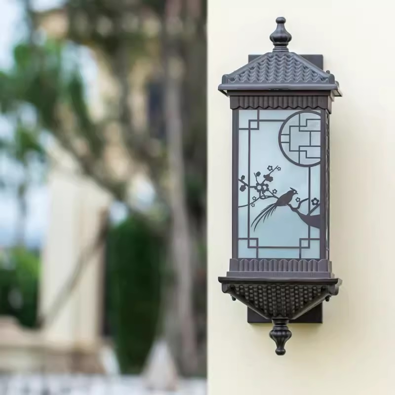 Đèn tường năng lượng mặt trời họa tiết tranh vẽ BB6202 10