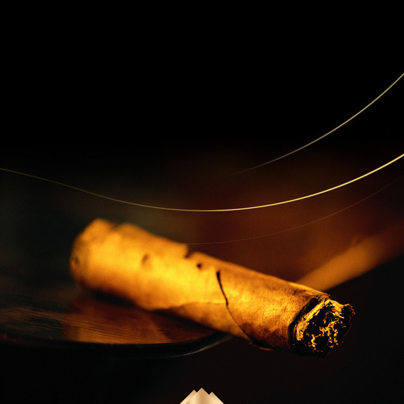 Gạt tàn cigar 4 điếu gốm sứ hoa văn đối xứng CLG7550 15