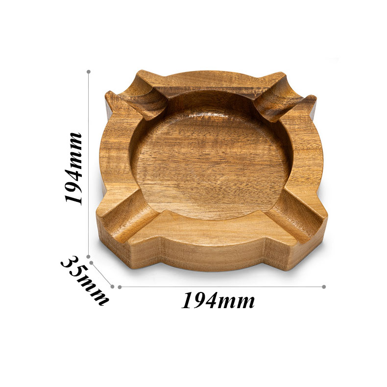 Gạt tàn gỗ tự nhiên cao cấp 4 điếu Cigar CLG7379 15