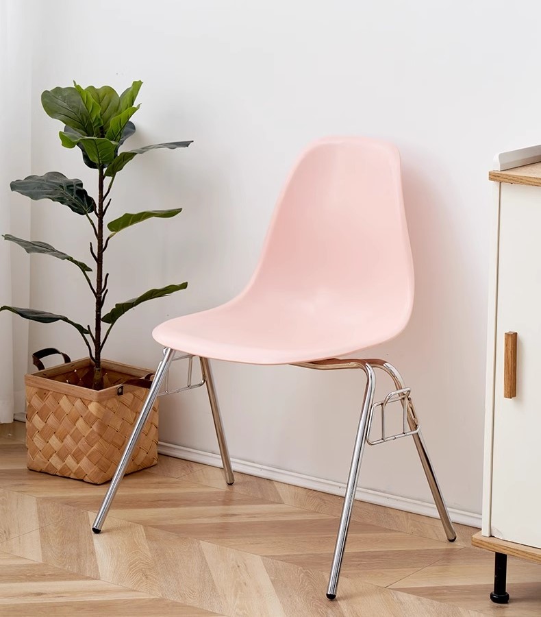 Ghế ăn Eames tựa lưng liền mảnh sáng tạo BZ5348 5