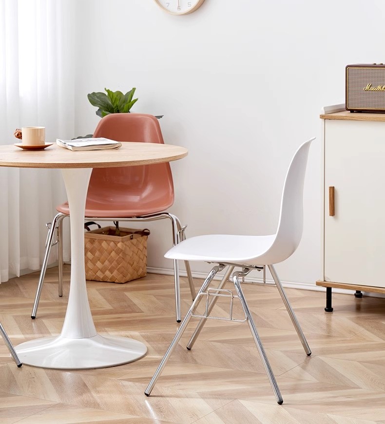 Ghế ăn Eames tựa lưng liền mảnh sáng tạo BZ5348 6