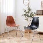 Ghế ăn Eames tựa lưng liền mảnh sáng tạo BZ5348