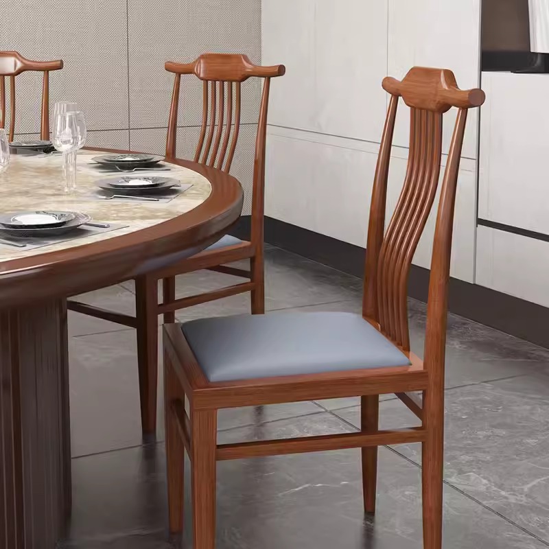 Ghế ăn nhà hàng giả gỗ phong cách Á Đông XZ0205 10