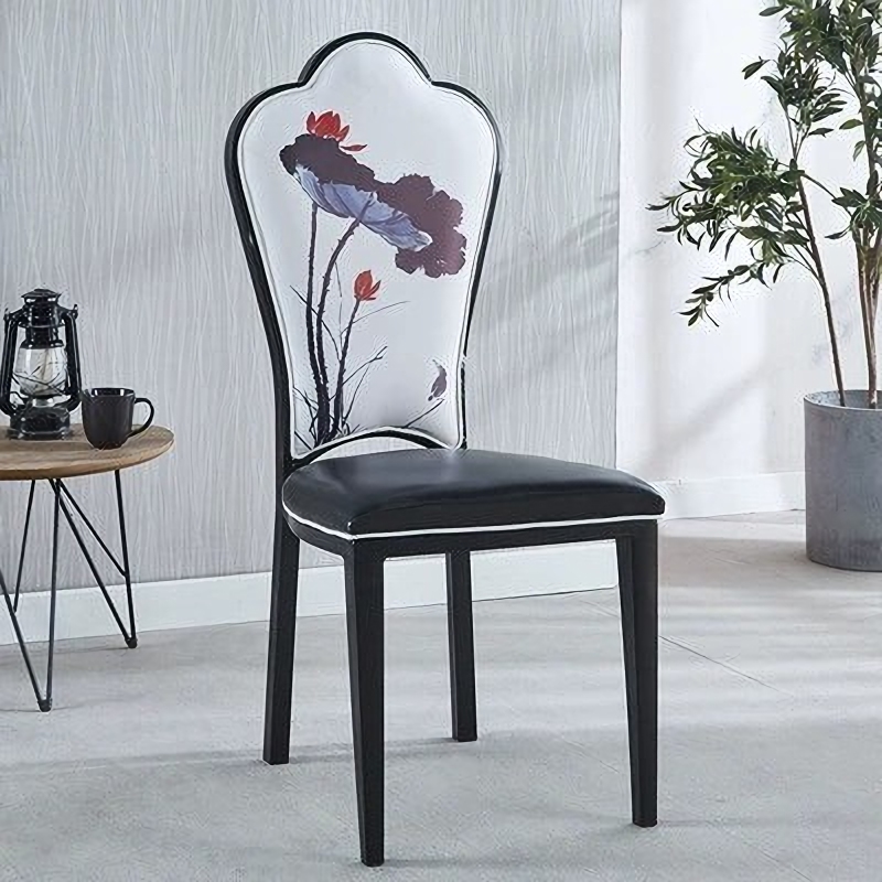 Ghế ăn nhà hàng tựa lưng tranh phong cảnh XZ1702 9