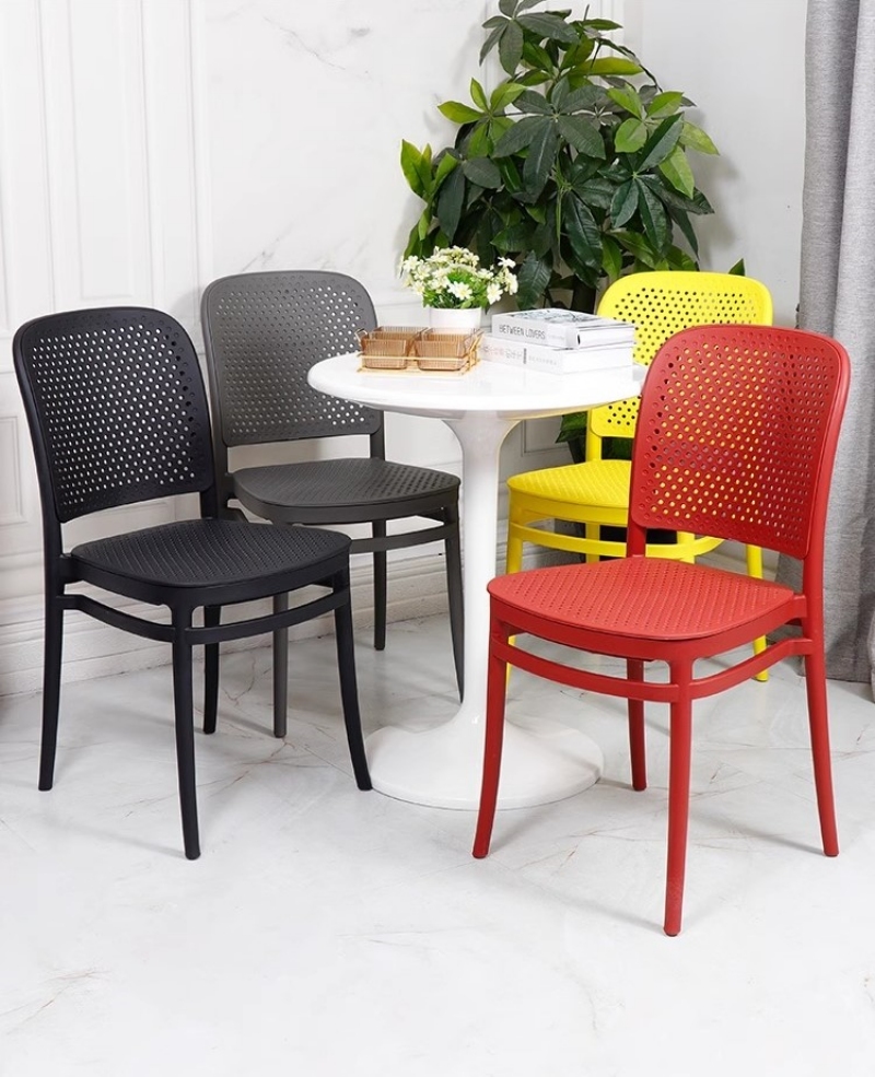 Ghế bàn ăn ngoài trời tựa lưng thoáng khí XXM669