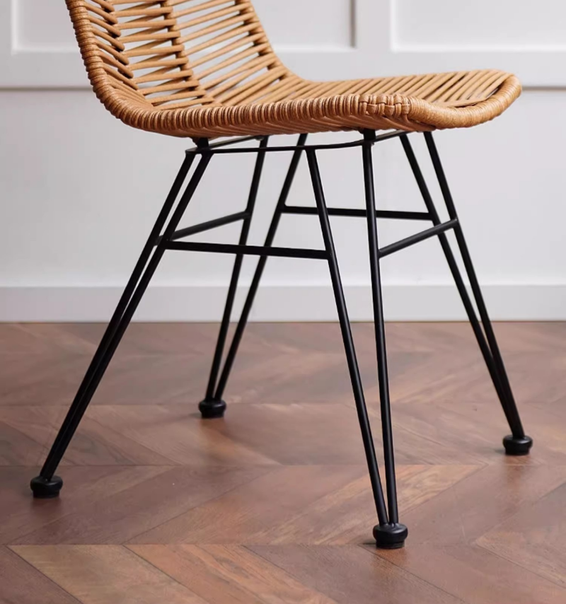 Ghế cafe quán bar giả mây ngoài trời hiện đại HC7438 14
