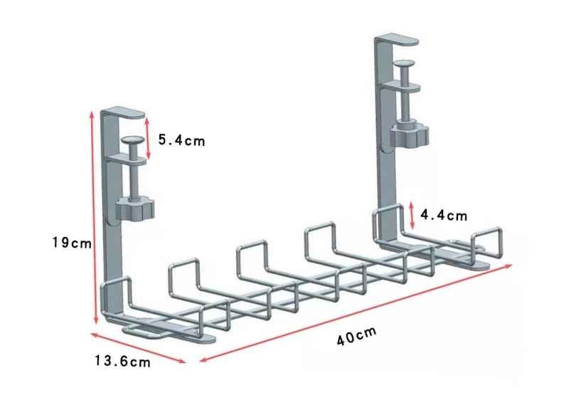 Giá đỡ ổ cắm điện gắn dưới bàn tiện dụng JJ7277 14