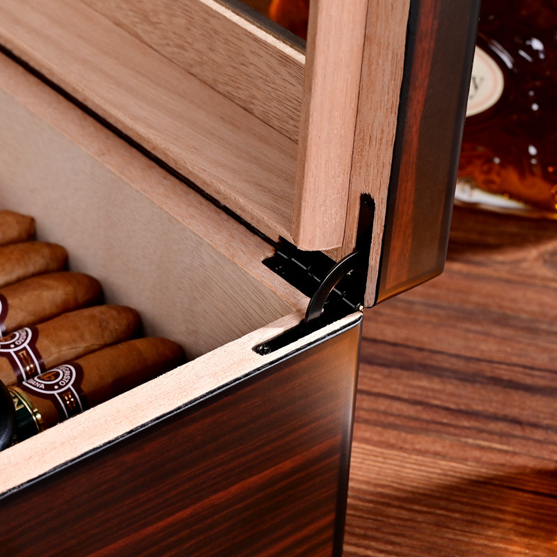 Hộp giữ ẩm Cigar bằng gỗ phong cách Nhật cổ điển CGL2616 7