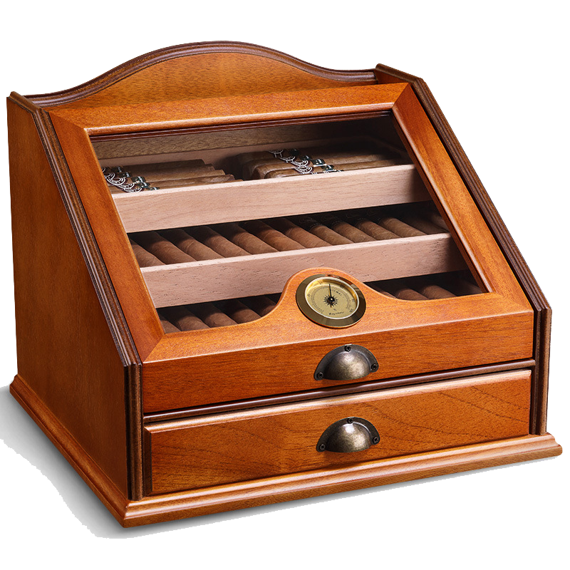 Hộp bảo quản cigar bằng gỗ phong cách Nhật Bản CGL1936 6