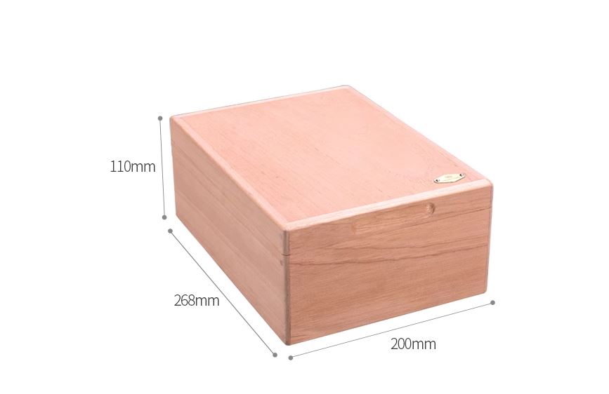 Hộp bảo quản cigar gỗ tuyết tùng màu gỗ tự nhiên CGL1456 11
