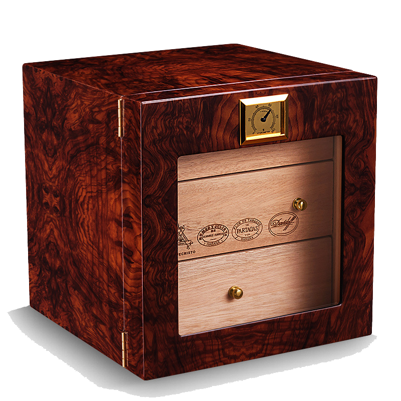 Hộp giữ ẩm cigar 3 ngăn độc lập gỗ tuyết tùng CGL7001 6