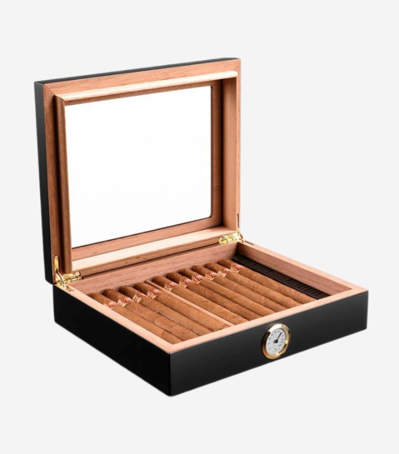 Hộp đựng cigar tích hợp đồng hồ đo độ ẩm CGL494 11