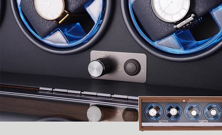 Hộp xoay đồng hồ cơ nhiều ngăn bằng gỗ BT265 9