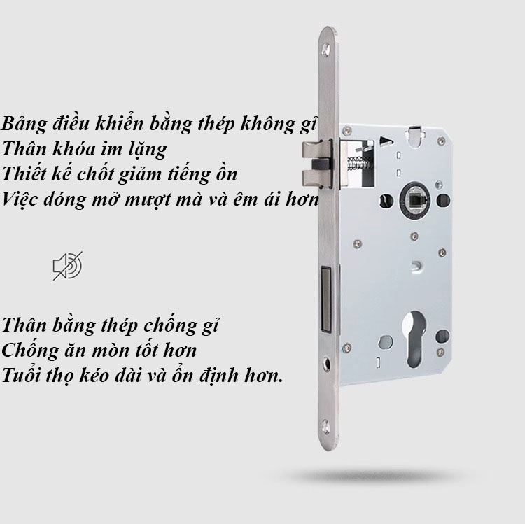 Khóa tay gạt bằng đồng quả cầu trắng ID7526 15