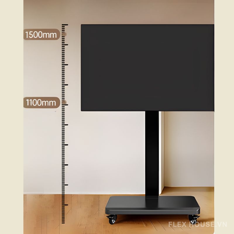 Giá đỡ Tivi di động xoay ngang dọc 180 độ MW0919 4 Giá đỡ Tivi di động xoay ngang dọc 180 độ MW0919