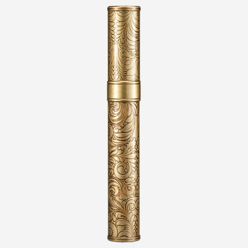 Ống đựng cigar bằng đồng hoa văn cổ điển CGL304 6