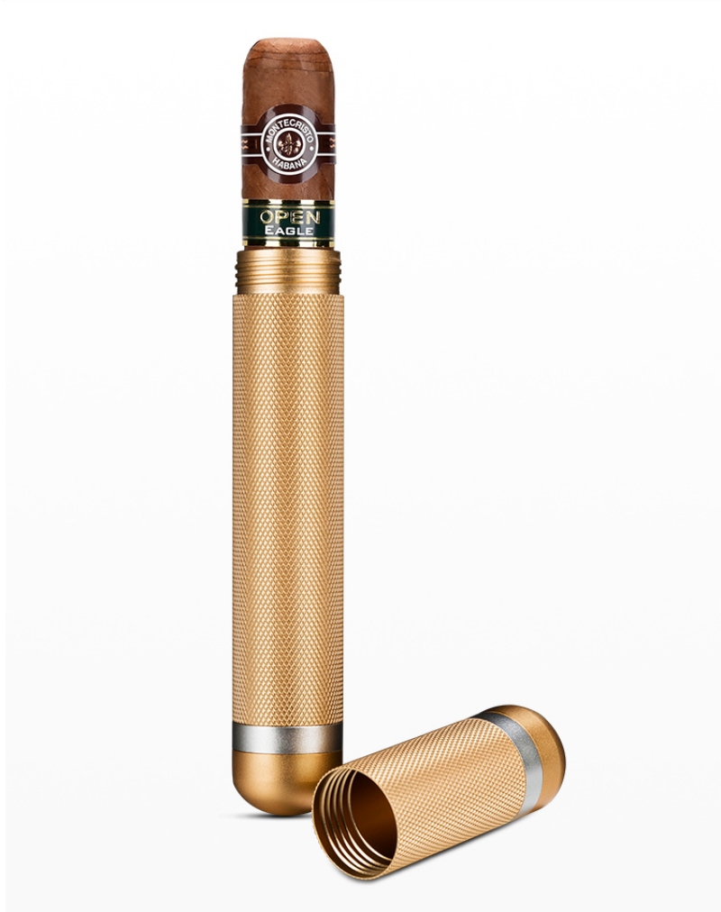 Ống đựng cigar di động vân lưới sang trọng CGL813 9