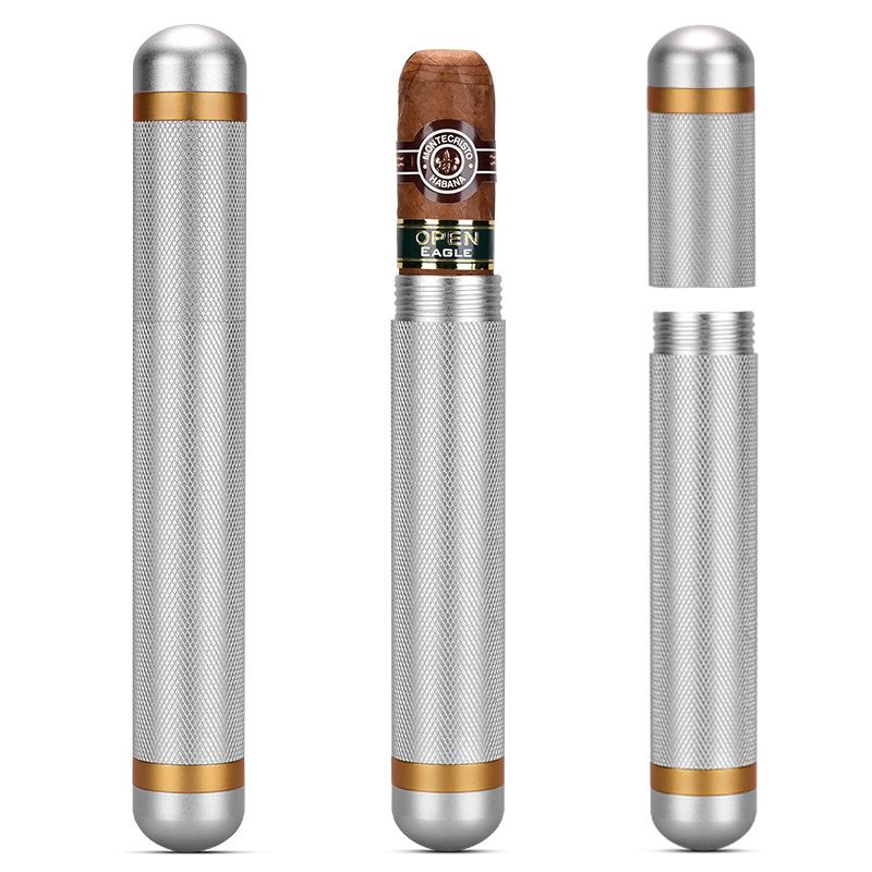 Ống đựng cigar di động vân lưới sang trọng CGL813 11