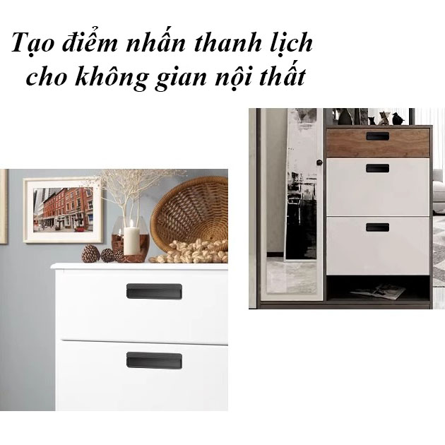 Tay nắm âm hợp kim kẽm họa tiết nổi độc đáo LS2309 12