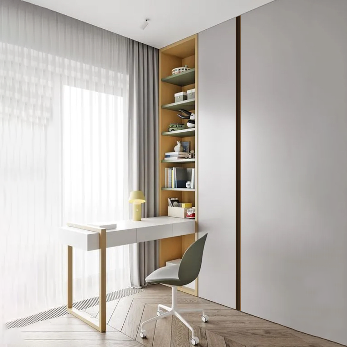 Tay nắm âm hợp kim nhôm chữ J tối giản S8006 8