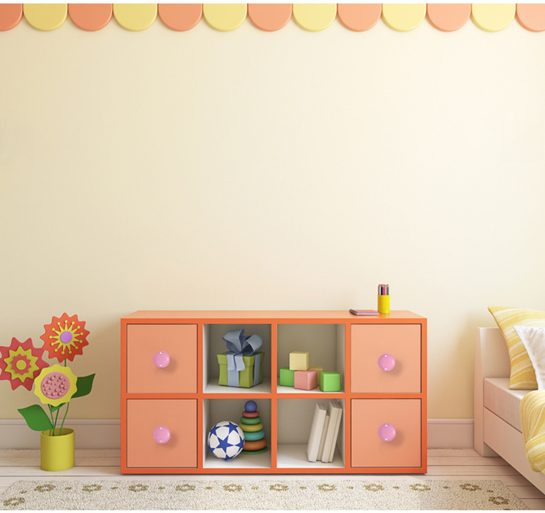 Tay nắm tủ decor màu Pastel bằng gỗ LMT002 12