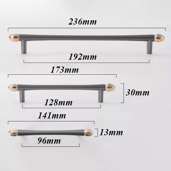Tay nắm tủ hợp kim kẽm hiện đại Bắc Âu nhiều loại UFN6103 26