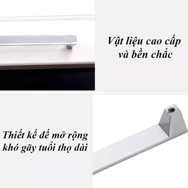 Tay nắm tủ hợp kim kẽm khảm giả kim cương JS3243 10