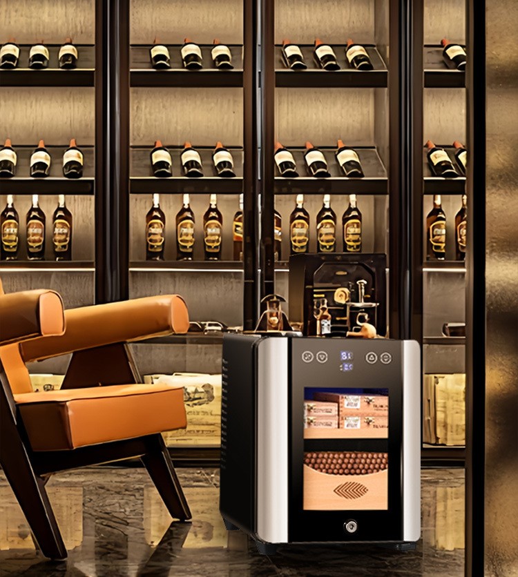 Tủ bảo quản cigar mini 8 lít 100 điếu ZS6783 11