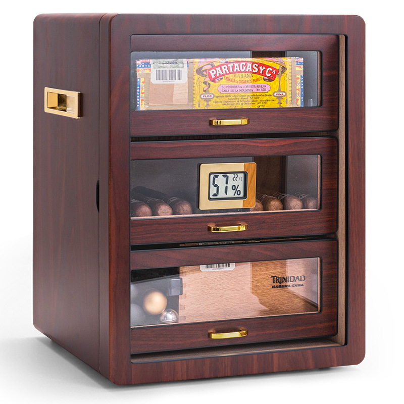 Tủ bảo quản cigar 150 điếu bằng gỗ sang trọng CGL263 5