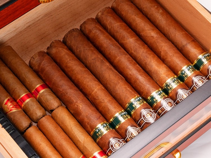Tủ bảo quản cigar 150 điếu bằng gỗ sang trọng CGL263 8