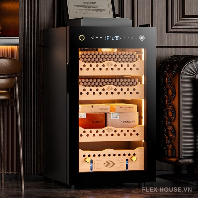 Tủ điện bảo quản cigar giữ ẩm 400 điếu CGL70C 8