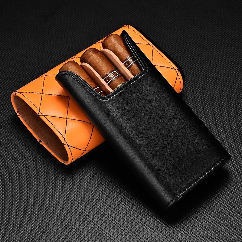Túi cigar cầm tay 3 điếu bọc da ca cấp CGL203 6