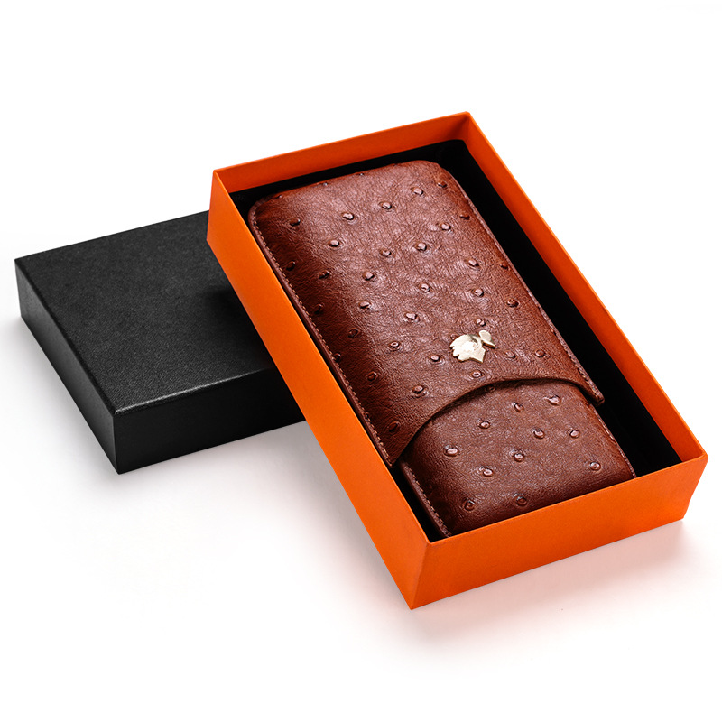 Túi da đựng cigar 3 ngăn tiện lợi sang trọng CGL6998 6
