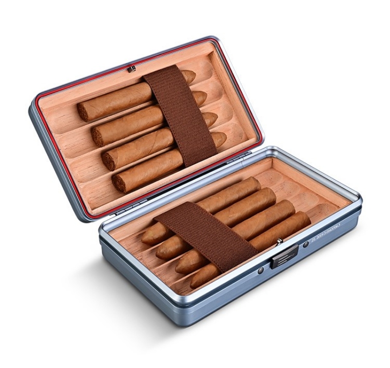 Hộp đựng cigar hình vali nhiều màu sang trọng CGL201 13