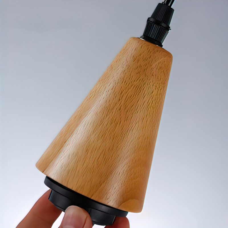 Đèn thả thủy tinh đui gỗ phong cách Vintage ZDL2982 5